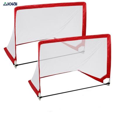 China Sports Toys AIOIAI Mini Football Goal Portable Soccer Goal Square Soccer Goal for sale