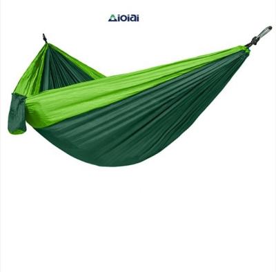 China Snow Field Nail AIOIAI Double Camping Hammock Portable Lightweight Nylon Hammock for sale