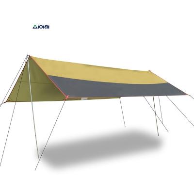 China Outdoor Snow Field Nail AIOIAI Oxford Tent Tarp Rain Fly Sun Shade Shelter for sale