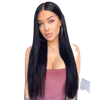 China Wholesale Price Brazilian Straight Human Hair Wigs 13x4 Color Straight Long Straight Natural Frontal Wigs for sale