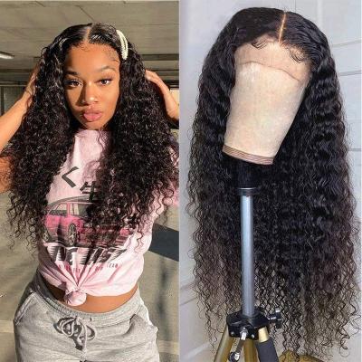 China Buy Now Cheap Cheap Deep Wave Natural Color Lace Front Human Hair Wigs For Women Transparent Color Lace Front Human Hair Wigs for sale