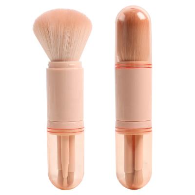 China Angular Blush Retractable 4 in 1 High Quality Private Label Makeup Brush Buy Cosmetic Makeup Brush Logo Makeup Brush Customized for sale