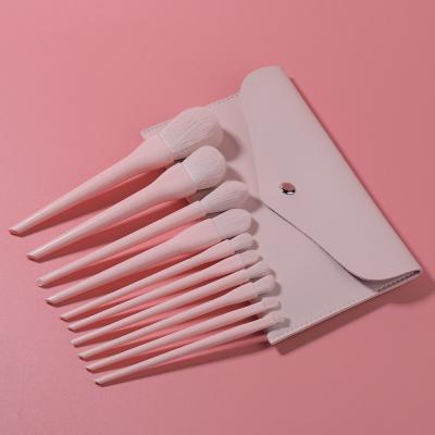 China Best Pink Makeup Brushes Set Buy Series Customizable Pink Still Selling 10 Pcs Brushes Makeup Set Brushes Customizable Light Pink Makeup for sale