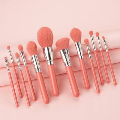 China Buy Vegan Makeup Brushes Soft Pink Series Still Logo 12pcs High Quality Custom Luxury Vegan Makeup Brushes Pink for sale