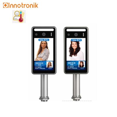 China Face Recognition Innotronik 7 Inch High Definition Display Face Recognition Temperature Measuring Integrated Machine for sale