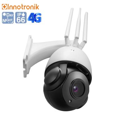 China PAN-TILT Innotronik 5MP 4g Sim Card AI 20X Auto Tracking Zoom Wireless Speed ​​Dome Camhipro App PTZ 4G Two Way Audio Camera for sale