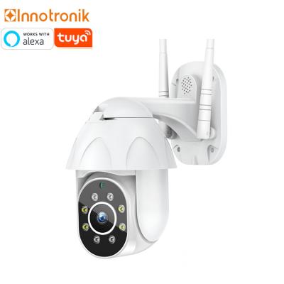 China PAN-TILT Innotronik Tuya Wifi Camera IP WiFi Security Home CCTV IR Tuya Security Outdoor WiFi Auto Tracking Camera for sale