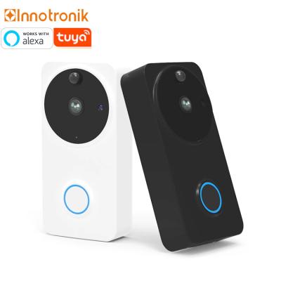 China Innotronik Tuya 1080P WiFfi Video Doorbell Camera NIGHT VISION Alexa Google Home Wireless Smart Tuya Visual Intercom Doorbell for sale