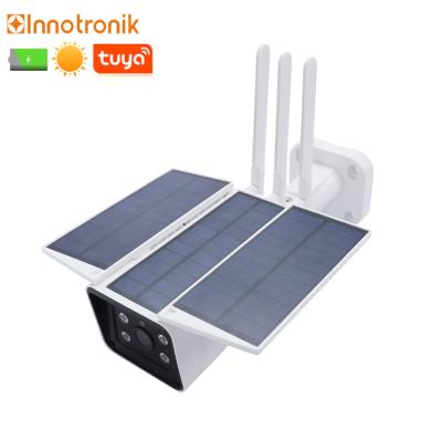 China Waterproof / Innotronik Waterproof HD 1080P WIFI Solar Camera Battery IP Camera IP66 Waterproof Version Infrared PIR Motion Detection Security Night Cam for sale