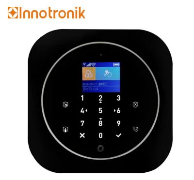 China Innotronik Tuya Wifi Gsm Home Security System 433MHz App Control LCD Touch Keypad 11 Languages ​​Motion Detection Wireless Alarm Kit for sale