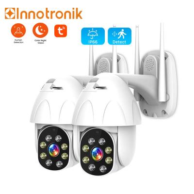 China Human Motion Tracking Innotronik Tuya WiFi 1080P PTZ Camera CCTV Surveillance Night Vision Full Color Wireless WiFi Security Camera for sale