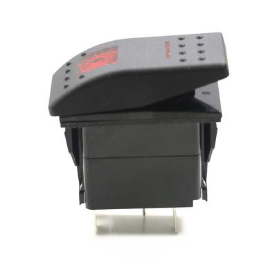 China On-Off On-Off On 5 Pin 12V 20A Rocker Inverter Car Waterproof Boat Marine Rocker Switch for sale