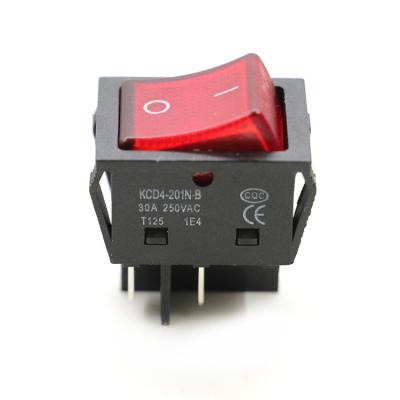 China ON OFF ON OFF ON KCD4 JSH 250v 25A 30A ON OFF 4 PIN Light Rocker Button Switches for sale