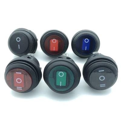 China On-off Live on-off turned waterproof type boat switch LED lights chain-flat 12V20A switch car modification waterproof switch for sale