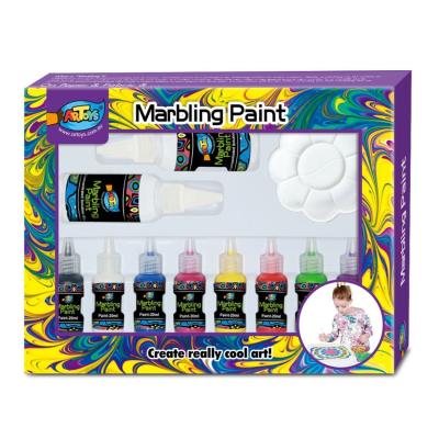 China Kids Brush Kit Floating Painting Marbling Ink Marbling Paint Set 8 Color 20ml OEM Color >6 Years CN; ZHE A0058 Karry 20ml for sale