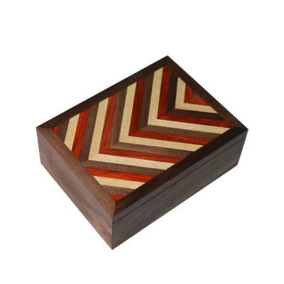 China Vintage viable custom European style all-solid wood storage box wooden box rosewood mahogany storage box for sale