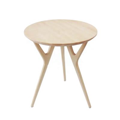 China Wholesale Modern Small Storage Modern Nordic Round Wooden Legs Furniture Apartment Living Room Factory Style CSL Wooden Coffee Table for sale