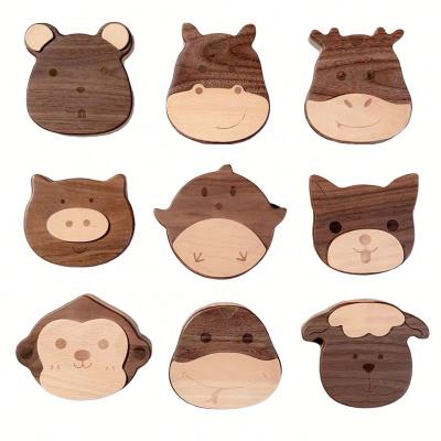 China Morden the latest model 2021 made in china wooden milk tooth box for baby newborn gifts solid wooden milk tooth box for sale