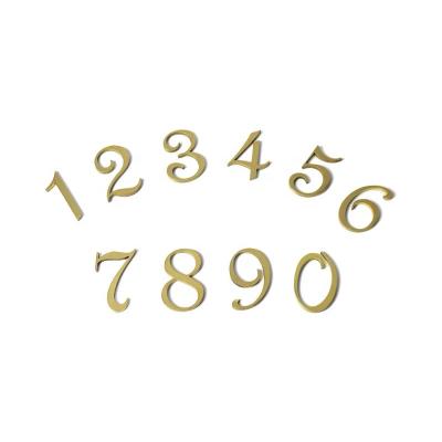 China Wholesale Eco-friendly Modern Large Color Metal Acrylic Door Plates Solid Wood Numbers And Room License Plate Hotel Room Door Metal Lett for sale