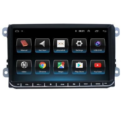 China Android 10 2 Quad Core 1+16G Car Radio Din GPS Navigation Car Stereo For VW Multimedia for sale