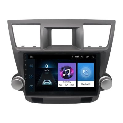 China 10 Inch Gps Multimedia Navigation Car Radio Audio Video DVD Player GPS Android For Toyota Highlander 2009-2014 for sale