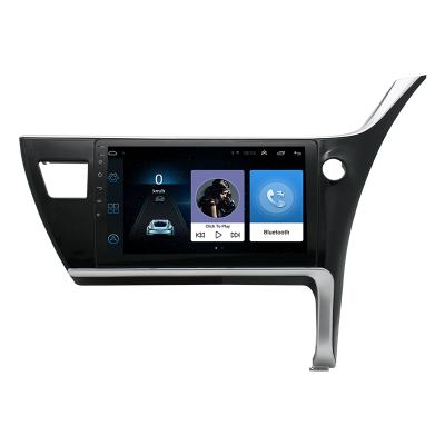 China 2 Din GPS Handsfree 10 Inch Android Car Radio Multimedia Android Car DVD Player For Toyota Corolla 11 2017 2018 Right Left for sale