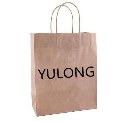 China Custom Recycled Printed Cheap Recyclable Brown Paper Kraft Shopping Bag Wholesale for sale