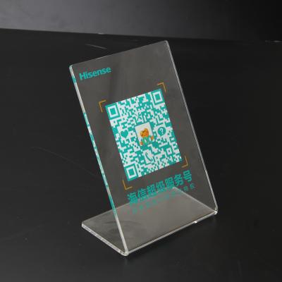 China Store/Store/Restaurant/Hotel Customized Scan Code Payment Billboard WeChat Alipay Acrylic Mobile Display QR Code for sale