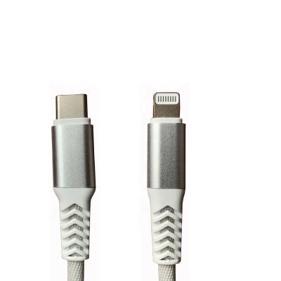 China Mobile Phone Lightning Cable 3ft USB C For Phone 11 To 8 Pin MFi Certificate Cloth Type-C Cable Fast Charge For Phone Pro/XS/XR for sale