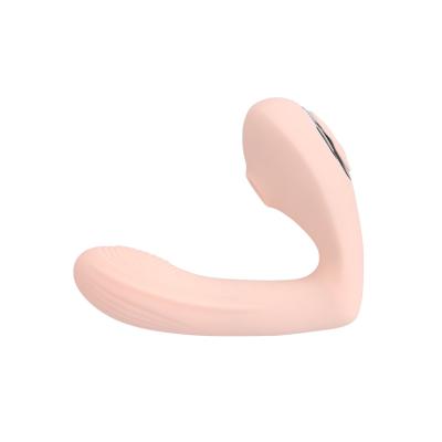 China 10 Frequencies+Easy Churning Sucking Clean 7 Frequencies 7 Sucking Heating Woman Portable Plug-in Remote Vibrator Adult Sex Toys for sale