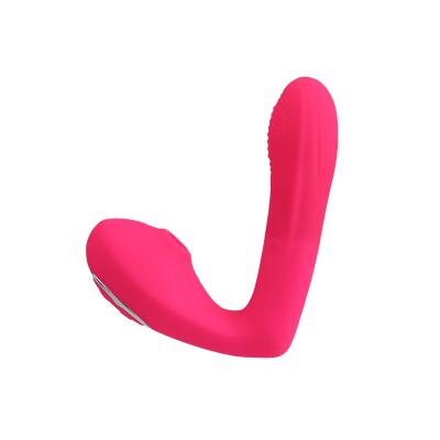 China 10 Frequency Throbbing + 7 Frequency Sucking Low Price Wear Q Heating Invisible Soft Silicone Remote Control Suck Vibrator Adult Sex Toys For Women for sale