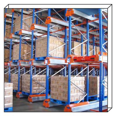 China Corrosion Protection As You Condition Automatic Shuttle Rack Warehouse Cold Storage Radio Racking System for sale