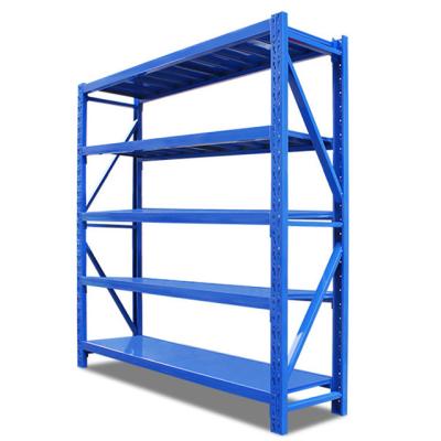 China Corrosion Protection Factory Direct Cargo Storage Medium Duty Stackable Shelf, Garage Storage Pallet Racking Overhead Display Rack for sale