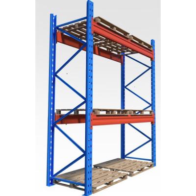 China Corrosion Protection Warehouse Adjustable Medium Heavy Duty Industrial Selective Metal System Storage Pallet Steel Rack Rack for sale