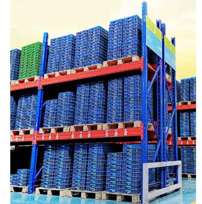 China Corrosion Protection Heavy Duty Metal Stacking Storage Shelf 1000kg/2000kg/3000kg Per Layer Industrial Pallet Rack for sale