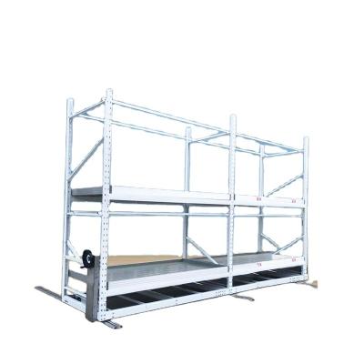 China Greenhouse Medicine Customized Hydroponic Grow Rack Multilayer Rolling Bench Ebb And Flow Mobile Vertical Grow Racks Multilayer Growing Rack for sale