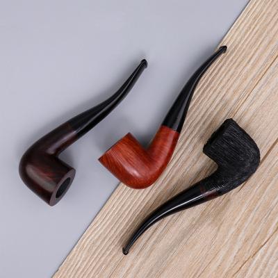 China High Quality Red Black Pipe Briar Pipes For Smoking Tobacco Smoking Vintage Retro Pipes For Gentlemen for sale