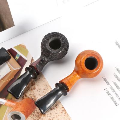 China Vintage Wholesale Hot Selling Wooden Pipe For Smoking Filter Mini Tobacco Wooden Pipe for sale