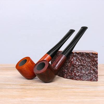 China Smooking Pipe Cheap Wholesale Hot Selling High Quality Handmade Wooden Pipe Black Wooden Pipe for sale