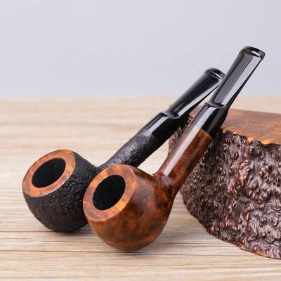 China Wholesale Hot Selling High Quality Briar Wood Pipe Tobacco With 3mm Smooking Pipe Filter for sale