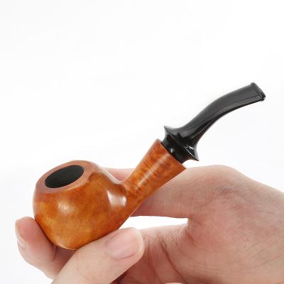 China Wholesale Chinese Vintage Smoking Pipe Lovers Handmade Wooden Tobacco Pipe Filter Pipe for sale