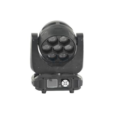 China Stage Light 7*12W RGBW 4-in-1 Mini Led Beam Moving Head For Stage Club for sale