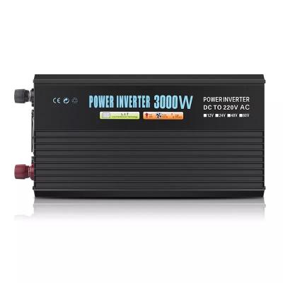 China Factory Price Conversion Efficiency 90% Inverter 12v 220v 3000w 28*15*9cm for sale