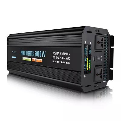 China Hot Sale AC Power Inverter 12v 220v 5000w DC Modified Sine Wave Inverter Solar Inverter 43*18*14cm for sale