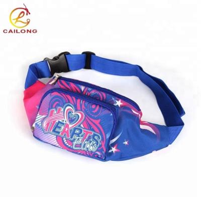 China Custom Made Custom 600D Polyester Durable 0.5L Pussy Pack Waist Bag for sale