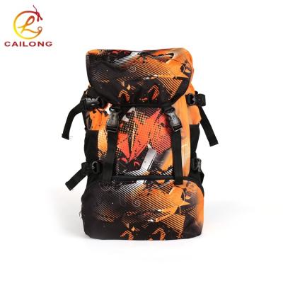 China Outdoor Durable Polyester Camping Travel Design Team Bag Large No Rise Backpack for sale