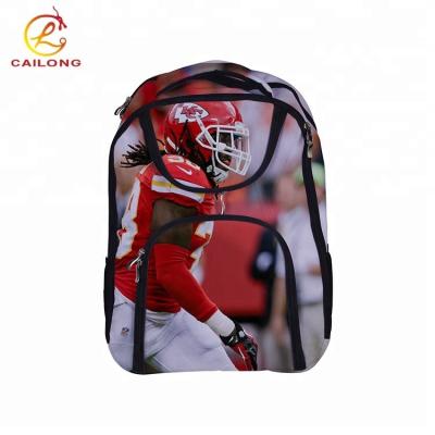 China 1 Main Compartment Football Pattern Boy School Promotional Durable Book Bags for sale