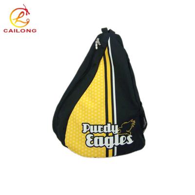 China Popular Custom 1hand Compartment 600D Polyester Shoulder Backpack Cross - Body Travel OEM Sling Bag for sale