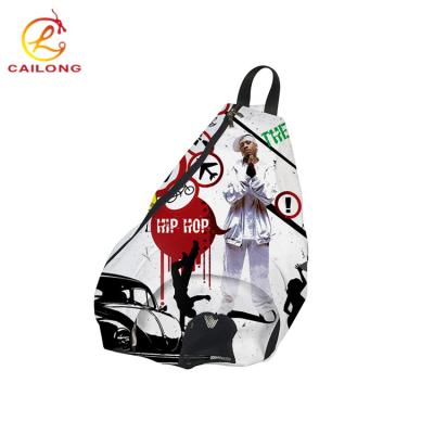 China 1hand compartment custom logo gym sport chest outdoor cross - colorful body sling bag for sale