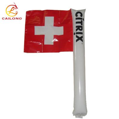 China Advertising Inflatable Banner (Square) Cheering Stick, Inflatable PE Blow Stick, Thunder Stick for sale